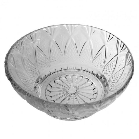 Set 6 Boluri din Sticla 250 ml Gold Glass transparent 12 cm BB-130