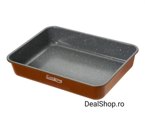 Tava cuptor cu acoperire ceramică Cooking by Heinner 35x26x7 cm Coacere Uniforma si Sanatoasa