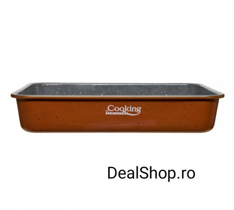 Tava cuptor cu acoperire ceramică Cooking by Heinner 35x26x7 cm Coacere Uniforma si Sanatoasa