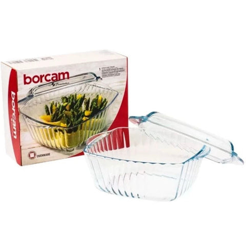 Vas termorezistent yena cu capac Borcam 2.6 litri  59049