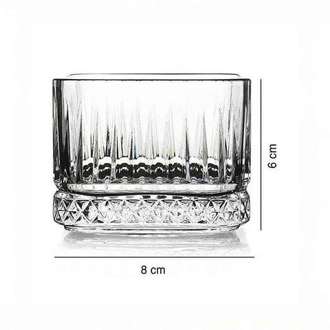 Set 4 boluri Elysia 235 ml din sticlă – boluri pentru desert, gustări și sosuri, design elegant