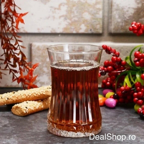 Set 6 pahare ceai turcesc 170 ml, Elysia