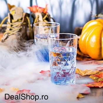 Set 6 Pahare Sticlă 460 ml Lav Keops KEO377, Design Cristal Tip Diamond