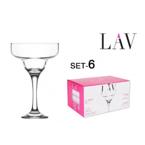 Set 6 pahare cocktail vin spumant desert LAV Misket 235 ml TERASA PISCINA EVENIMENTE CADOUL PERFECT