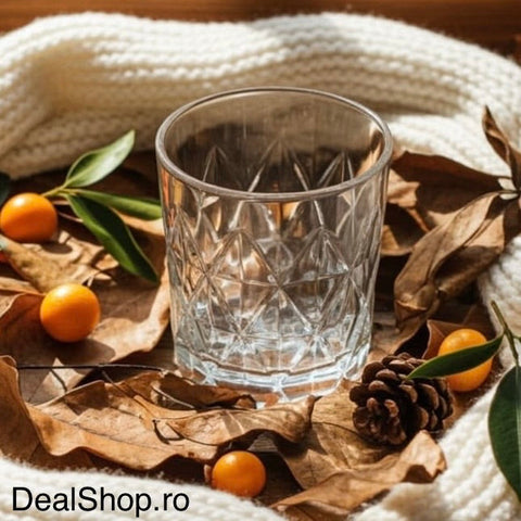 Set 6 Pahare Sticlă 345 ml Keops 366, Design Elegant Tip Cris