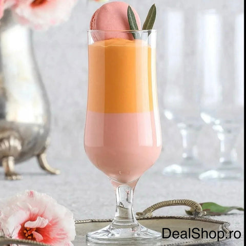 Set 6 pahare premium LAV Nevakar 385 ml, sticlă elegantă pentru cocktailuri și băuturi fine, design sofisticat pentru servire rafinată