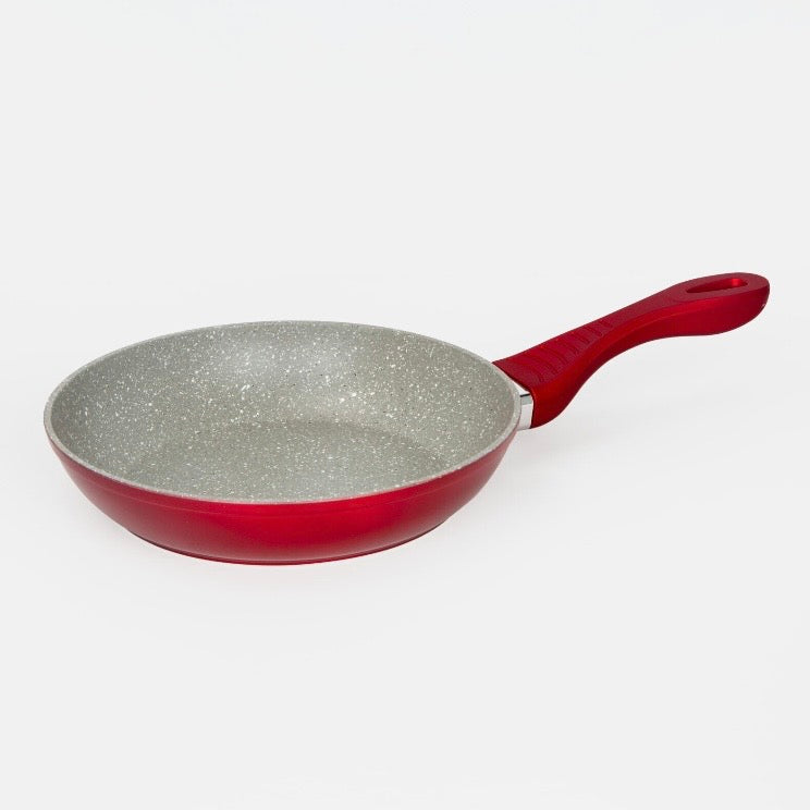 Tigaie cu inveliș granit 26 cm Red – antiaderentă compatibilă cu toate sursele de căldură SW1510-26