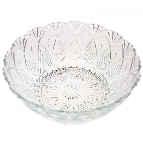 Set 6 Boluri din Sticla 250 ml Gold Glass transparent 12 cm BB-130