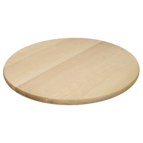 Platou rotativ din lemn de fag 30 cm, cu picioare antiderapante, finisaj brut