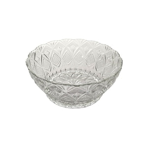 Set 6 Boluri din Sticla 250 ml Gold Glass transparent 12 cm BB-130