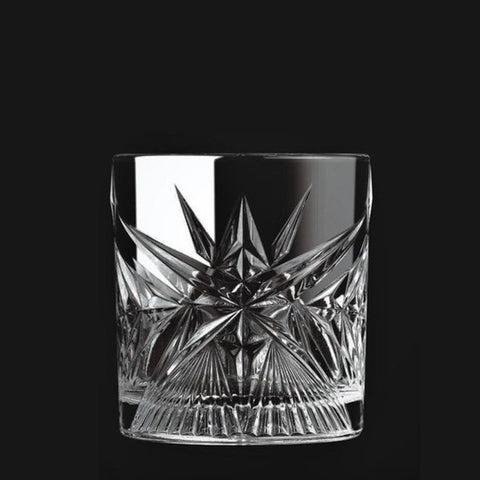 Set 4 pahare whisky din sticlă Pasabahce Cielo 350 ml – Pahare Crystalin pentru whisky bourbon și cocktailuri 68484