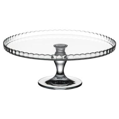 Platou pentru patiserie cu picior din sticlă Pattiserie 32 cm – Suport elegant pentru tort și deserturi 95117