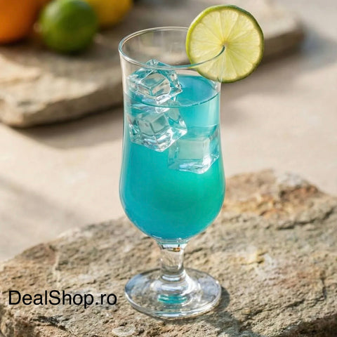 Set 6 pahare premium LAV Nevakar 385 ml, sticlă elegantă pentru cocktailuri și băuturi fine, design sofisticat pentru servire rafinată