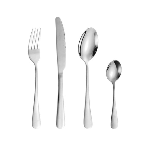 Set tacamuri Inox 24 piese pentru 6 Persoane – Eleganta și Utilitate în Fiecare Masă