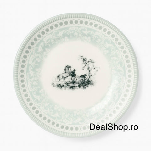 Serviciu de masa 6 persoane din porțelan Blue Damask 24 piese 06