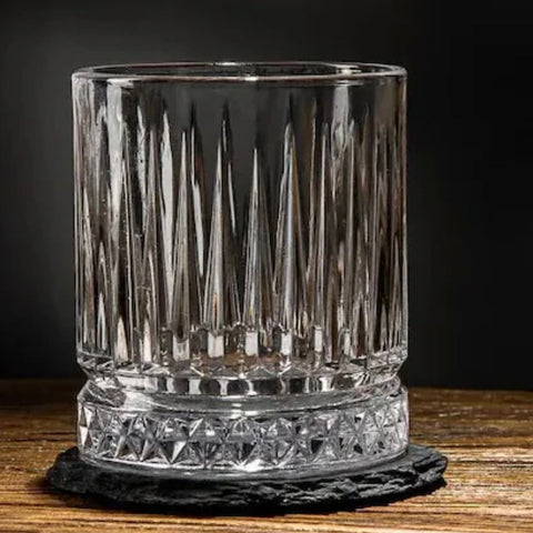 Set 12 Pahare din Sticlă Lines Tumbler, 200 ml Design Modern Ideal pentru Apă Suc sau Cocktailuri