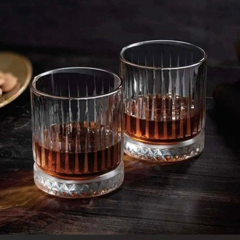 Set 6 pahare sticla 200 ml Lines Tumbler