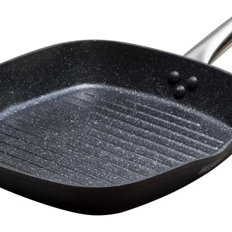 Brio Metallica Tigaie Grill Antiaderent Aluminiu Forjat Profesionala 28cm
