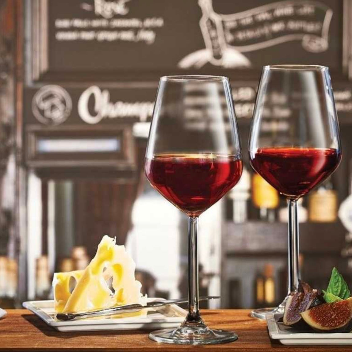 Set 6 pahare vin rosu Pasabahce Allegra 350 ml