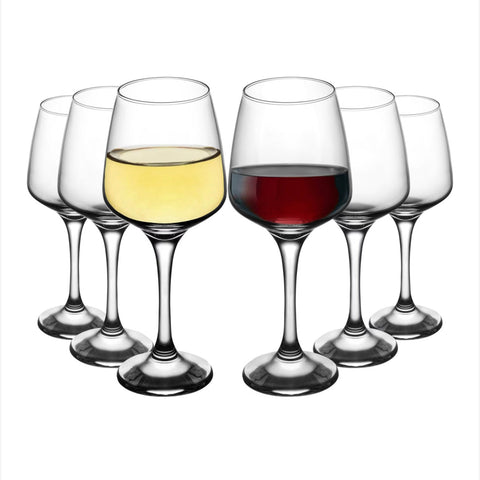 Set 6 pahare Vin Alb Rosu Rose Cocktail din sticla 400 ml Lav Lal Eleganta și Versatilitate pentru Orice Ocazie