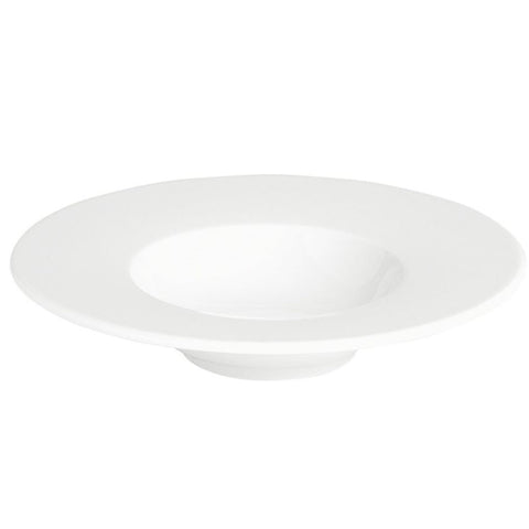 Set 6 farfurii pentru paste din opal, 26,6 cm, albe rezistente și elegante