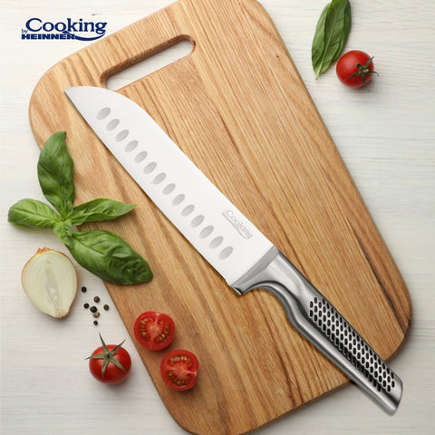 Cutit santoku Cooking by Heinner Skyline, inox, 18 cm
