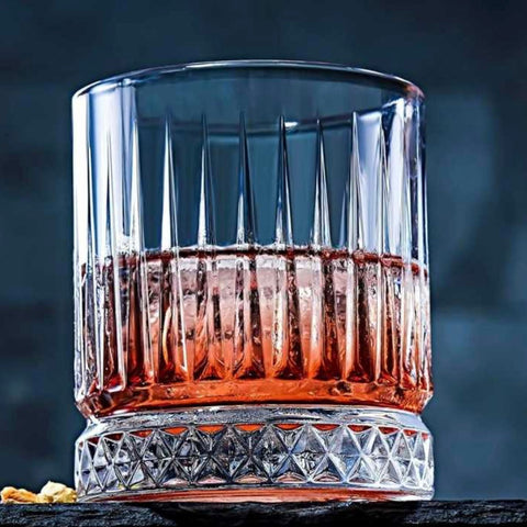 Set 12 Pahare din Sticlă Lines Tumbler, 200 ml Design Modern Ideal pentru Apă Suc sau Cocktailuri