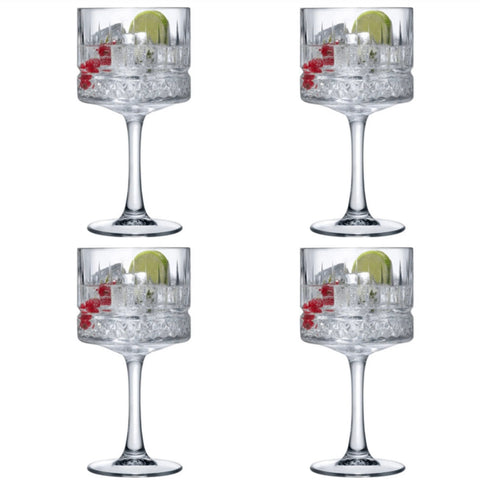 Set 4 pahare cocktail Elysia 500 ml