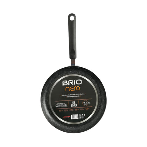 Tigaie Clatite Brio Nero Antiaderenta Aluminiu Stantat 25cm