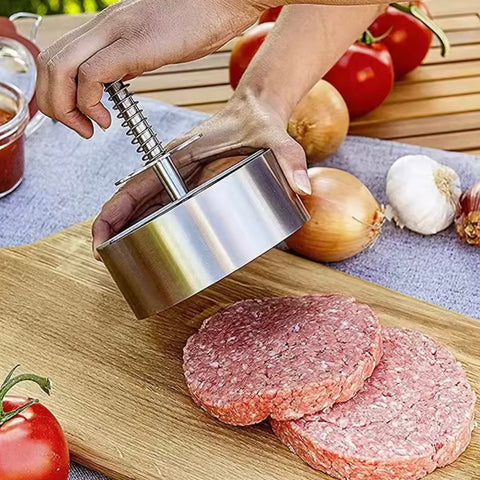 Presa pentru hamburgeri și chiftele din oțel inoxidabil diametru 10,2 cm
