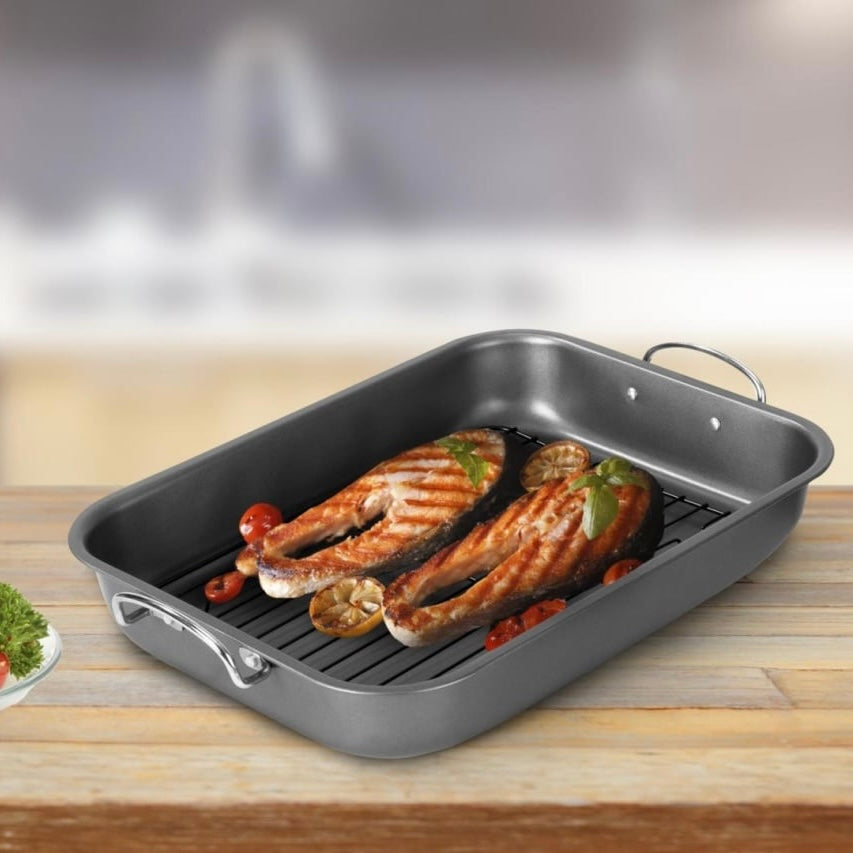 Tava cuptor cu grill inclus 39 x 29 x 6 cm, Vanora