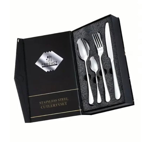 Set tacamuri Inox 24 piese pentru 6 Persoane – Eleganta și Utilitate în Fiecare Masă