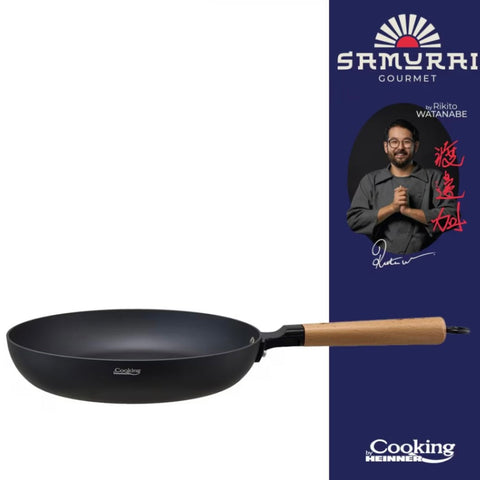 Tigaie Cooking by Heinner - Samurai Gourmet by Rikito Watanabe invelis ceramic inductie, 26 x 5 cm