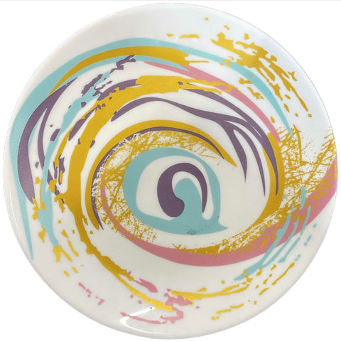 Serviciu de masa Spiral din opal pentru 6 persoane,18 piese design modern rezistent și elegant