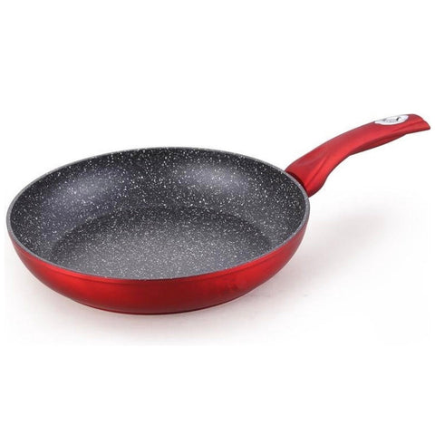 Set 3 Tigai cu invelis din marmura Royalty Line Red– Diametru 20 cm 24 cm și 28 cm Antiaderente pentru Gatit Sănatos și Uniform