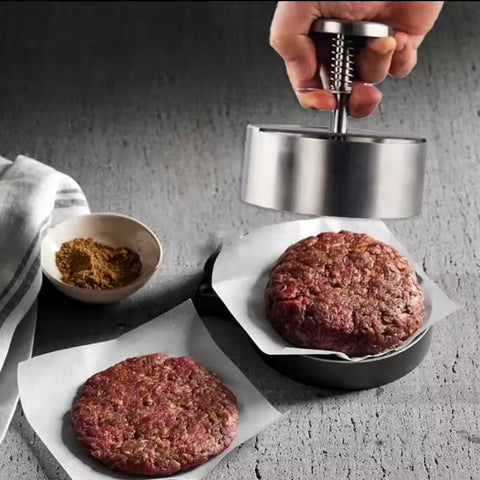 Presa pentru hamburgeri și chiftele din oțel inoxidabil diametru 10,2 cm