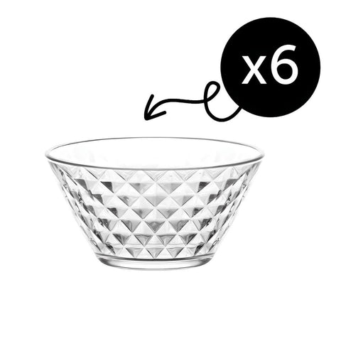 Set 6 boluri din sticla Lav Artemis 330 ml Eleganță și Funcționalitate în Bucătăria Ta
