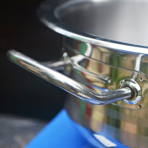 Cratita 15.5 litri inox profesionala cu capac Gastro fund dublu 38 x 15 cm