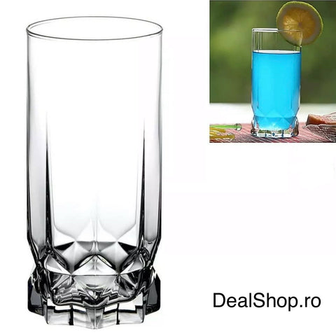 Set 6 Pahare Pasabahce Future 320 ml – Sticla premium Design Modern