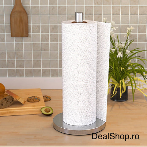 Suport din inox pentru prosoape de hârtie 15,8 x 33,8 cm– Design modern și rezistent