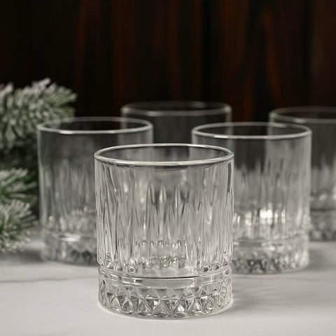 Set 6 pahare sticla 200 ml Lines Tumbler