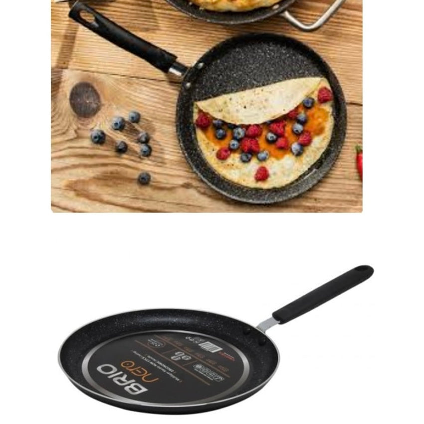 Tigaie Clatite Brio Nero Antiaderenta Aluminiu Stantat 25cm