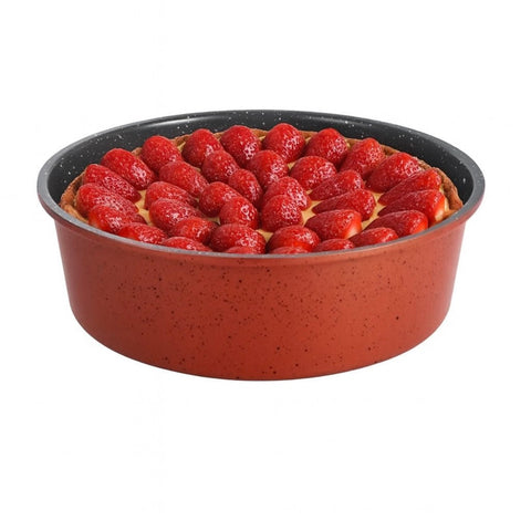 Tavă cuptor rotundă Heinner 30×10 cm – acoperire ceramică, 2 straturi, coacere uniformă