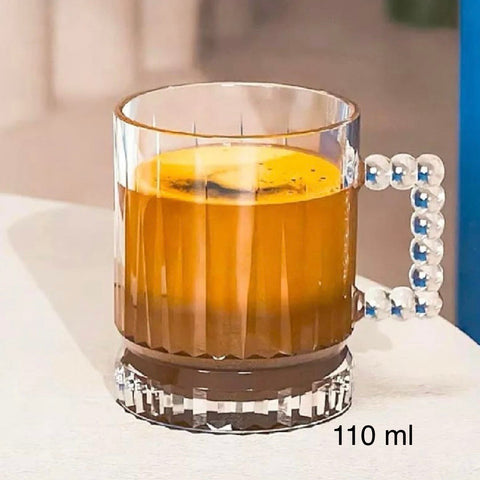 Set 6 cesti cafea sau ceai sticla transparenta 200 ml Luce coffe capuccino Latte coffe CADOUL PERFECT