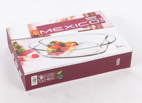 Vas yena termorezistent oval 1,7 litri, Mexico