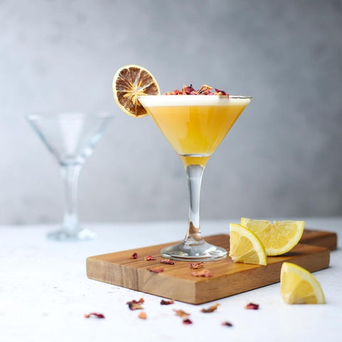 Set 12 Pahare Cocktail Lav Misket 175 ml din Sticlă Transparentă