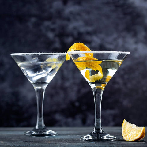 Set 6 Pahare Cocktail Martini  175 ml din sticla transparentă