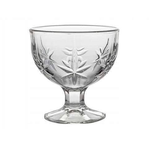 Set 6 cupe sticla pt înghetata/salată fructe 300 ml Sonia terasa piscina evenimente