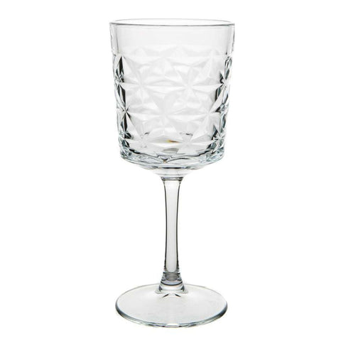 Set 12 Pahare Estrella 340 ml – Sticlă elegantă cu picior, design geometric pentru vin, apă sau cocktail