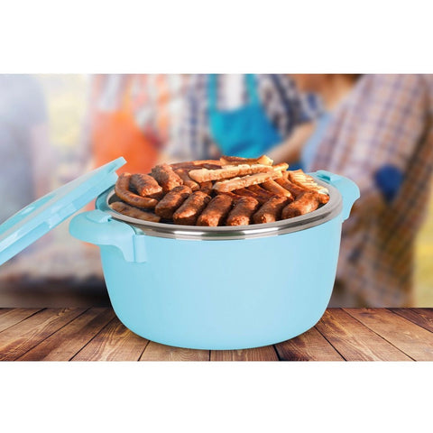 Păstrează Mâncarea Caldă Ore Întregi – Caserolă Termică 6L Heinner, Perfectă pentru Evenimente sau Terasă,verde